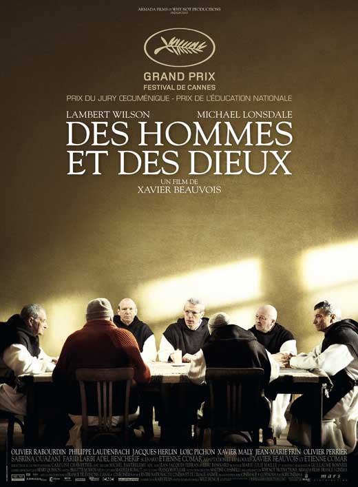 Of Gods and Men Movie Poster Print showcasing emotional themes and cinematic art.