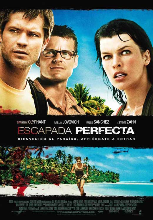 A Perfect Getaway Movie Poster Print showcasing vibrant cinematic imagery.
