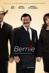 Bernie Movie Poster Print showcasing vibrant colors and unique film art.