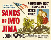 Sands of Iwo Jima Movie Poster Print showcasing iconic WWII imagery.