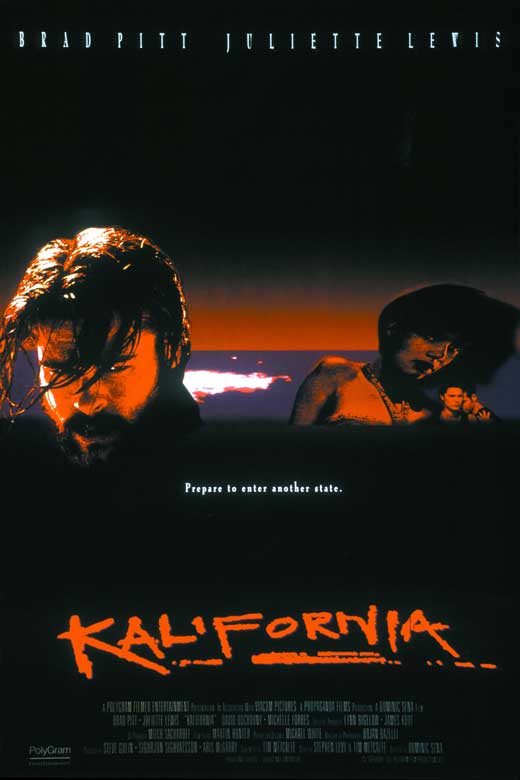 Kalifornia Movie Poster Print showcasing vibrant colors and iconic film design.