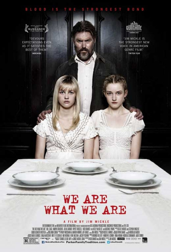 We Are What We Are movie poster print featuring haunting artwork.