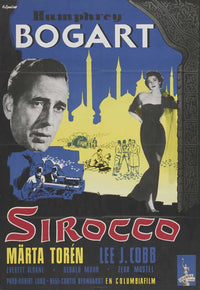 Sirocco Movie Poster Print showcasing cinematic art.