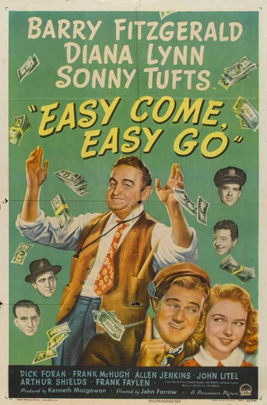 Easy Come Easy Go Movie Poster - vibrant design for home decor
