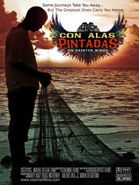Con Alas Pintadas Movie Poster Print showcasing vibrant colors and details.