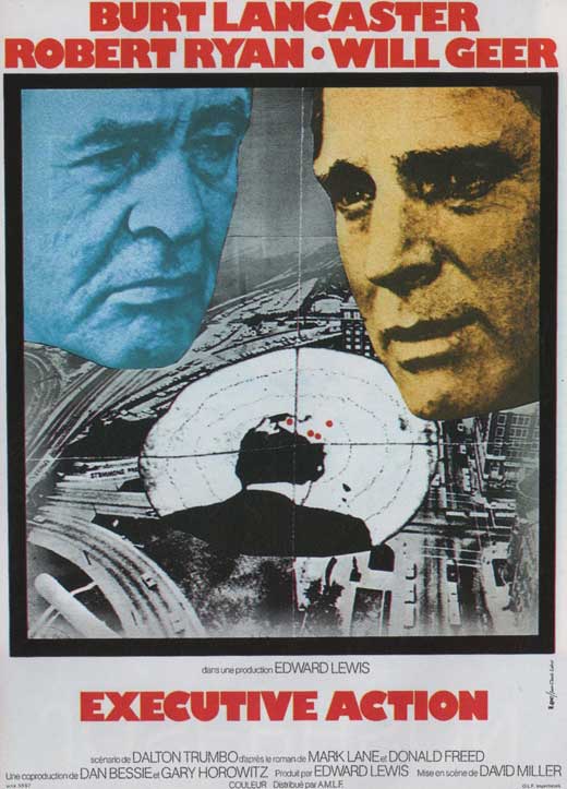 Executive Action Movie Poster Print showcasing thrilling adventure.
