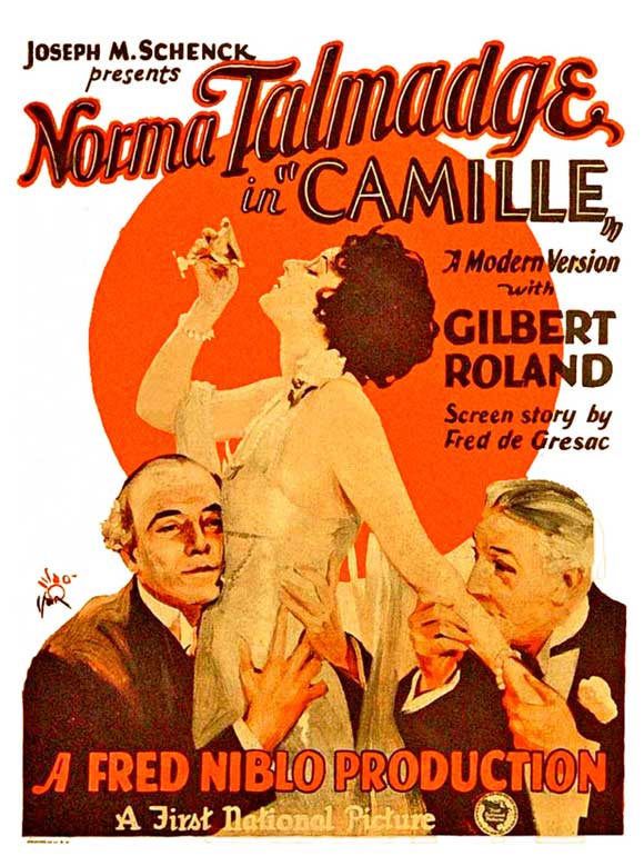 Camille Movie Poster Print showcasing classic film art.