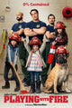 Playing with Fire Movie Poster Print featuring vibrant colors and dynamic imagery.