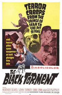 The Black Torment Movie Poster Print showcasing classic horror art.