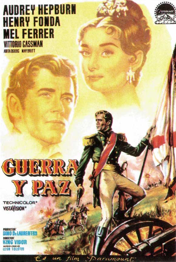 War and Peace Movie Poster Print showcasing epic drama and visuals.