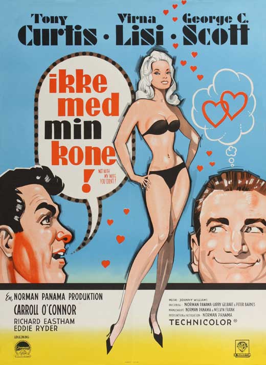 Not with My Wife, You Don't! movie poster print showcasing vibrant artwork.