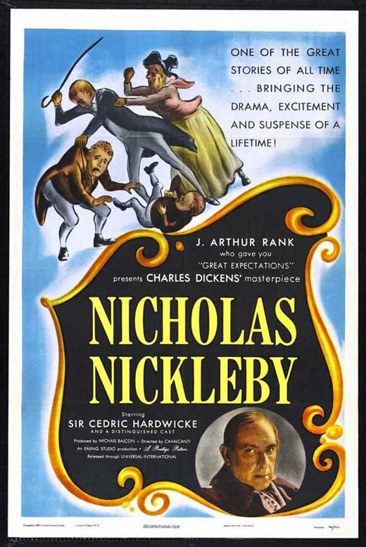Nicholas Nickleby Movie Poster Print showcasing classic film art.