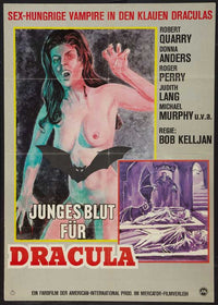 Count Yorga, Vampire Movie Poster Print showcasing classic horror imagery.