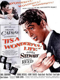 It's a Wonderful Life Movie Poster Print featuring vibrant colors and classic design.