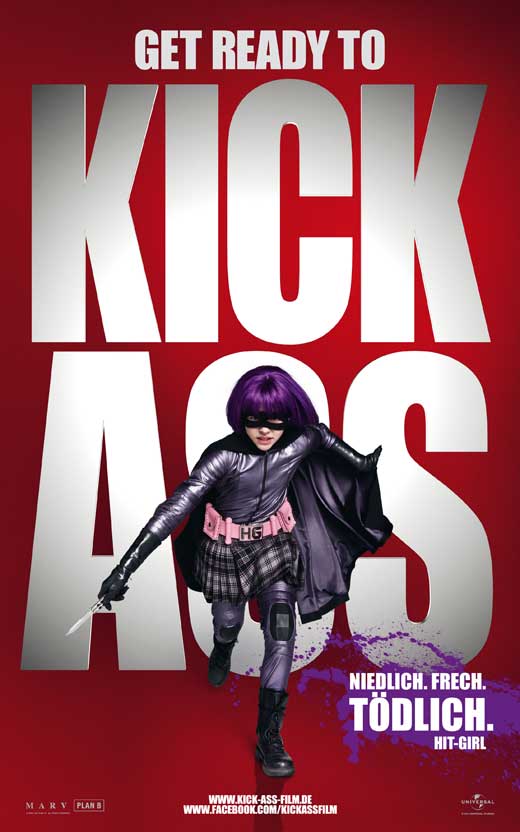 Kick-Ass Movie Poster Print featuring dynamic artwork from the film.
