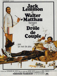 The Odd Couple Movie Poster Print showcasing classic comedy art.