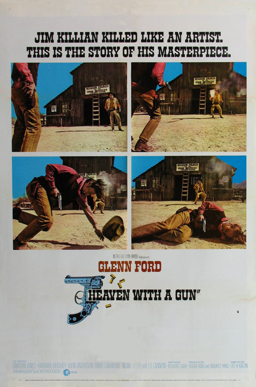 Heaven With a Gun Movie Poster Print showcasing iconic film imagery.