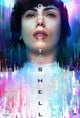 Ghost in the Shell Movie Poster Print featuring vibrant colors and detailed design.