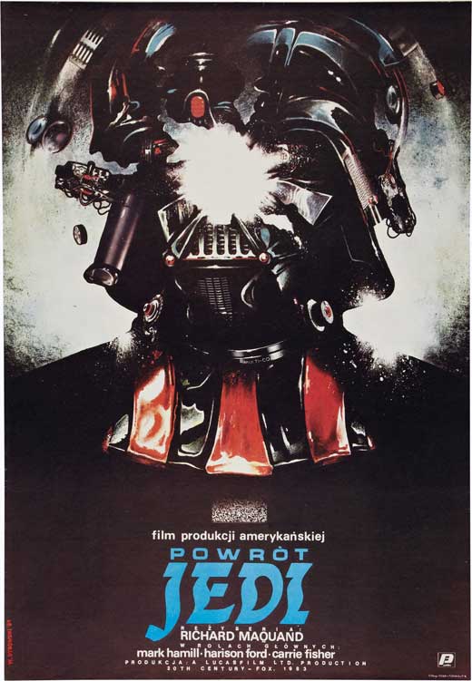 Return of the Jedi Movie Poster Print featuring iconic Star Wars imagery.