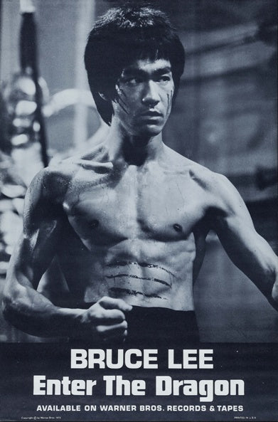 Enter the Dragon Movie Poster Print featuring Bruce Lee