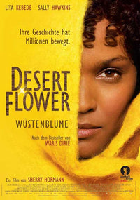 Desert Flower Movie Poster Print showcasing beauty and resilience.