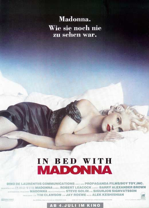 Madonna Truth or Dare Movie Poster Print - 27x40