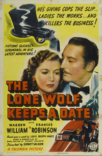 The Lone Wolf Keeps a Date Movie Poster Print featuring classic film art.