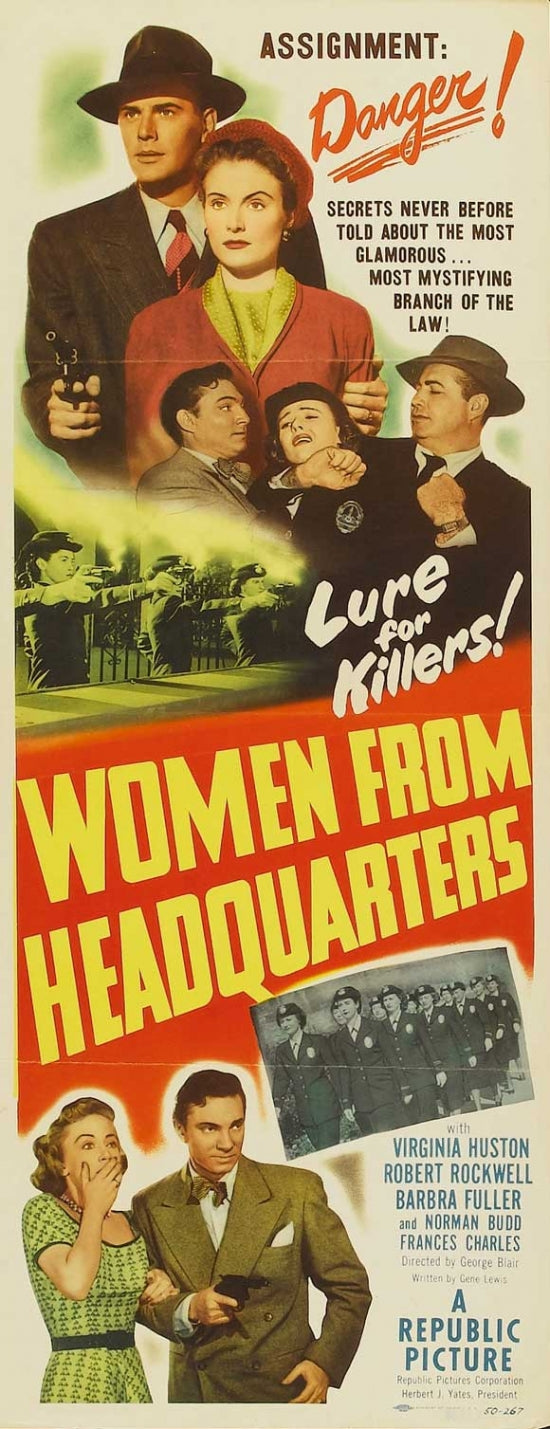 Women from Headquarters Movie Poster Print showcasing cinematic history.
