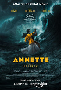 Annette Movie Poster Print showcasing vibrant colors and dynamic design.