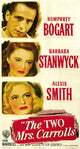 The Two Mrs. Carrolls Movie Poster Print showcasing classic film art.