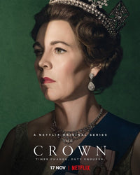 The Crown Movie Poster Print showcasing the iconic TV series artwork.