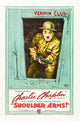Shoulder Arms Movie Poster Print featuring Charlie Chaplin.