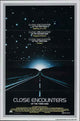 Close Encounters of the Third Kind Movie Poster Print featuring iconic UFO imagery.