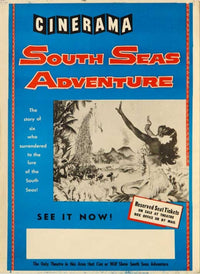 South Seas Adventure Movie Poster Print showcasing vibrant adventure visuals.