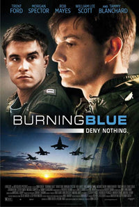 Burning Blue Movie Poster Print showcasing dramatic imagery.