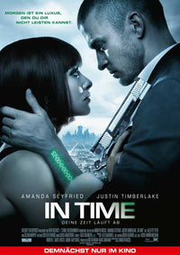In Time Movie Poster Print featuring engaging artwork.