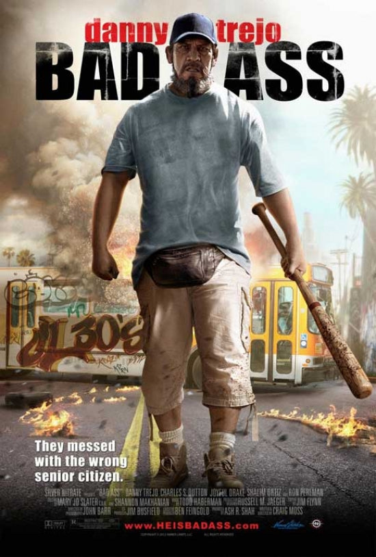 Bad Ass Movie Poster Print showcasing bold cinematic artwork.