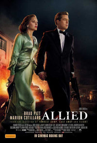 Allied Movie Poster Print featuring captivating imagery from the film.