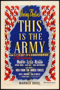 This Is the Army Movie Poster Print featuring classic comedy artwork.