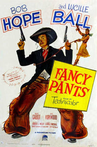 Fancy Pants Movie Poster Print featuring vibrant colors and whimsical design.