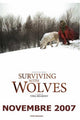 Surviving with Wolves movie poster showcasing a captivating wilderness scene.