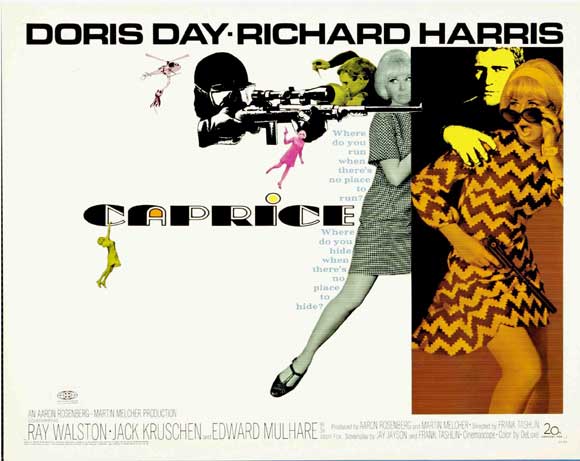 Caprice Movie Poster Print showcasing classic cinema art.
