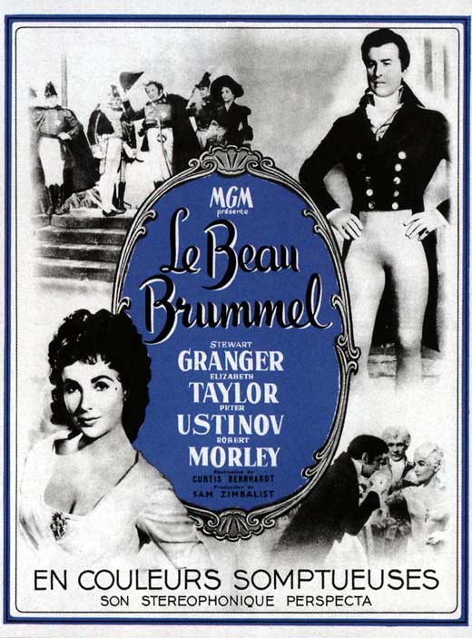 Le Beau Brummel Movie Poster Print showcasing classic cinema artwork.