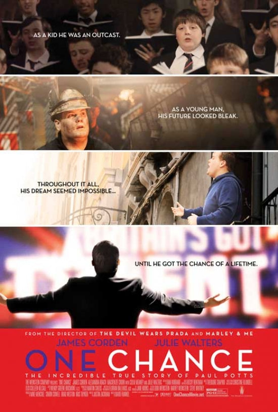 One Chance Movie Poster Print featuring vibrant imagery and motivational theme.