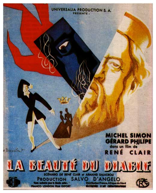 Beauty and the Devil Movie Poster Print showcasing vibrant colors and classic film imagery.