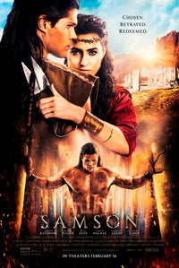 Samson Movie Poster Print showcasing vibrant colors and cinematic imagery.