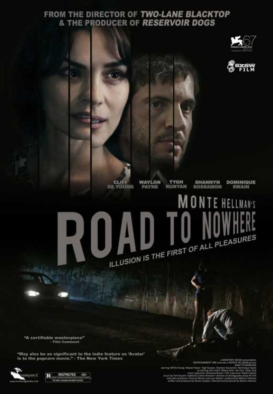 Road to Nowhere Movie Poster Print featuring surreal cinematic art.