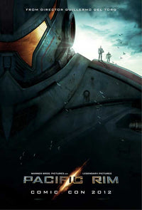 Pacific Rim Movie Poster Print showcasing epic sci-fi battle art.