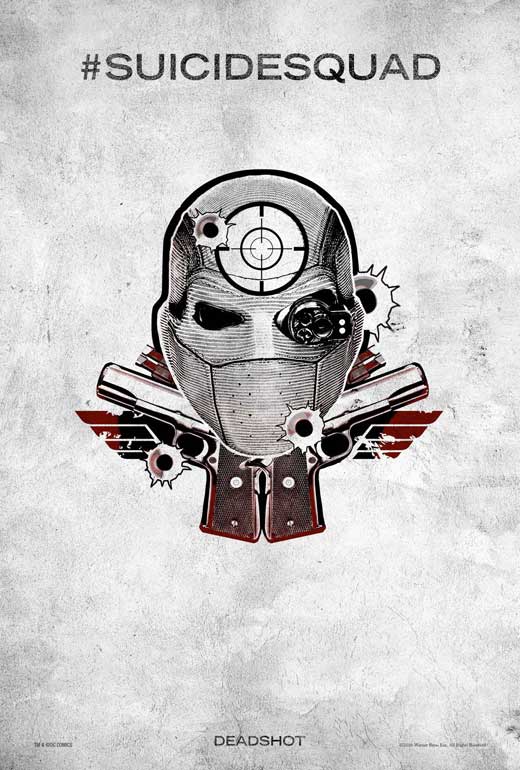 Suicide Squad Movie Poster Print featuring dynamic character artwork.