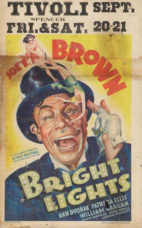 Bright Lights Movie Poster Print showcasing vibrant cinematic energy.